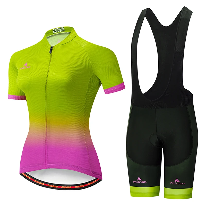 MILOTO Professional cycling clothing set for women, Jersey, Summer jerseys for mountain or road cycling