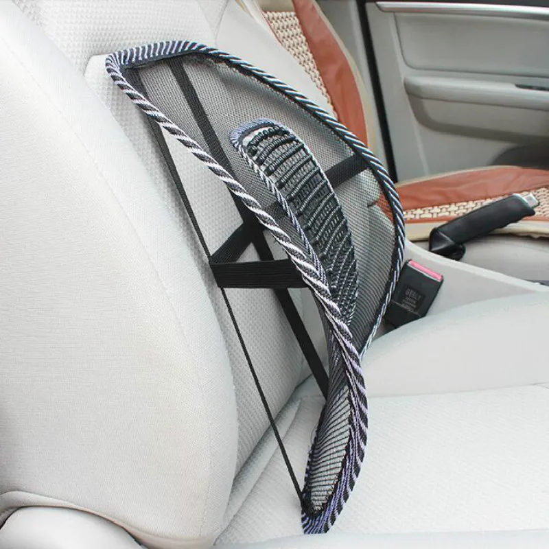 Lumbar Back Support Cushion - Car Mesh Back Support with Massage Beads –  Online store for your car