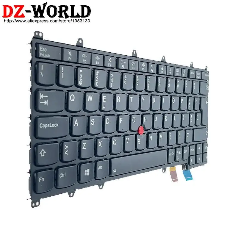 Cfr Cfa be Cfb Português Canadense Francês Italiano Teclado Brasileiro para Lenovo Thinkpad X380 Yoga 370 s1 ° Azerty pt it br fr - Imagem 5