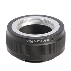 FOTGA M42 Screw Lens to Canon EOS R Mount Adapter Ring (Black)