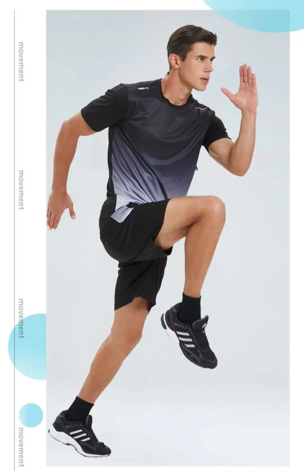 Sports Suit Football Training Kit Men's Quick Dry Sportswear Tracksuit Gym Breathable Football Clothing Fitness Running Set Athletic Wear T Shirts and Pants