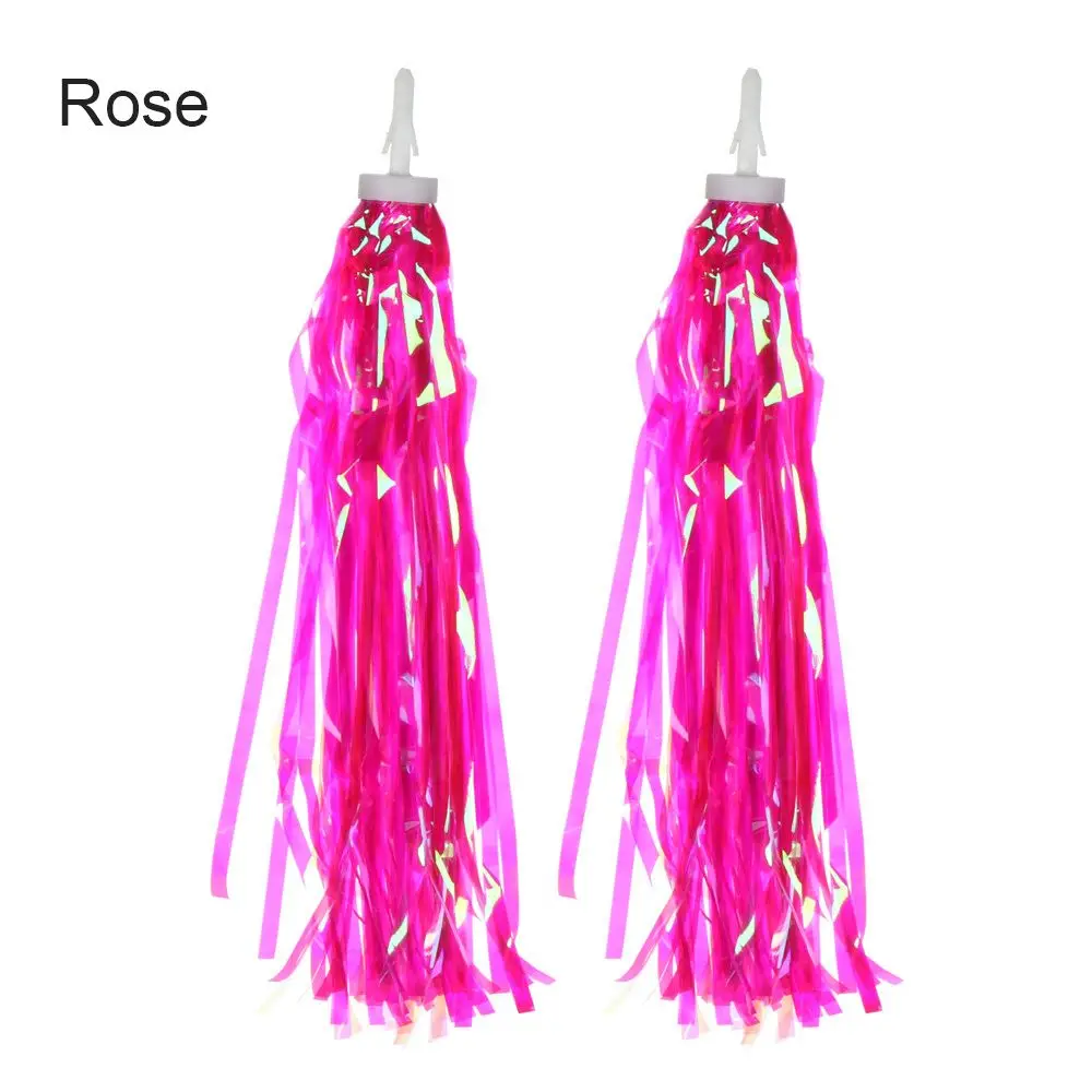 Vibrant Handlebar Tassel Streamers for Bikes and Scooters - Fun Cycling Accessories for Kids