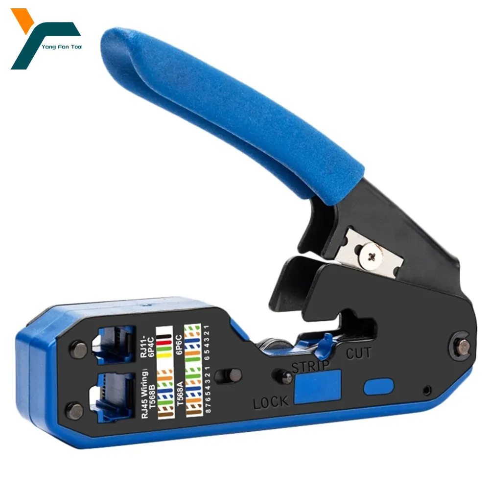 Network-Cable-Stripper-Crimper-Dual-use-Plier-Cutter-For-Cat6-Cat-5E ...