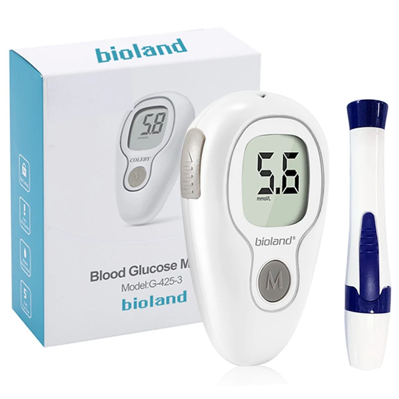 Blood Glucose Meter G4253 Blood Sugar Testing Device Fast & Accurate Measurement With Lancing