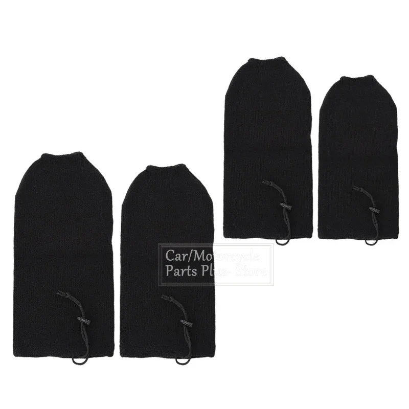 Black Velvet Boat Fender Covers Anti-UV Salt Protection Sun Snow Ice Frost Protector For Marine Bumper Boat Yacht Sailing