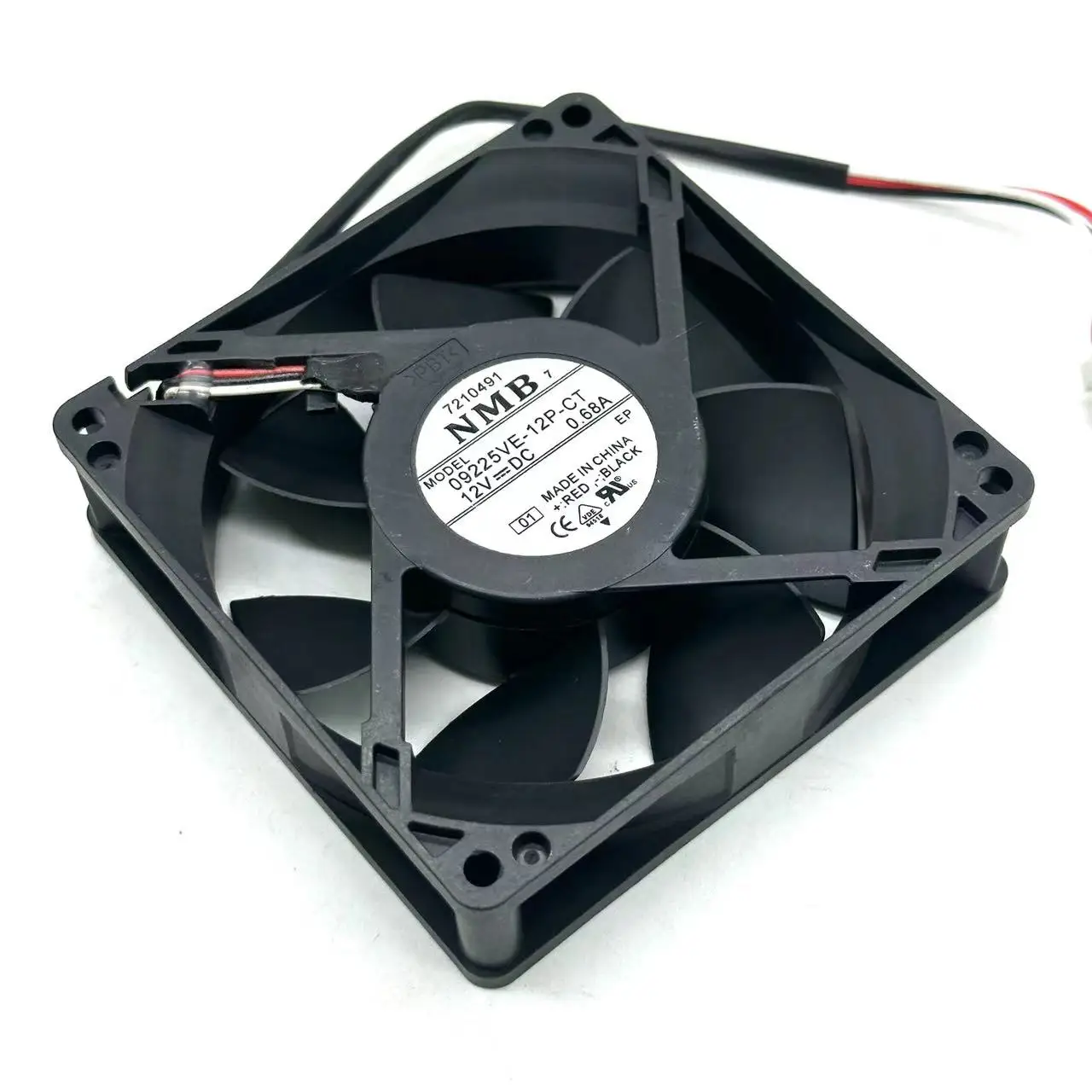 Ventilador de Refrigeração do Servidor Nmb-mat Fios 09225ve12p-ct dc 12v 0.68a 90x90x25 mm