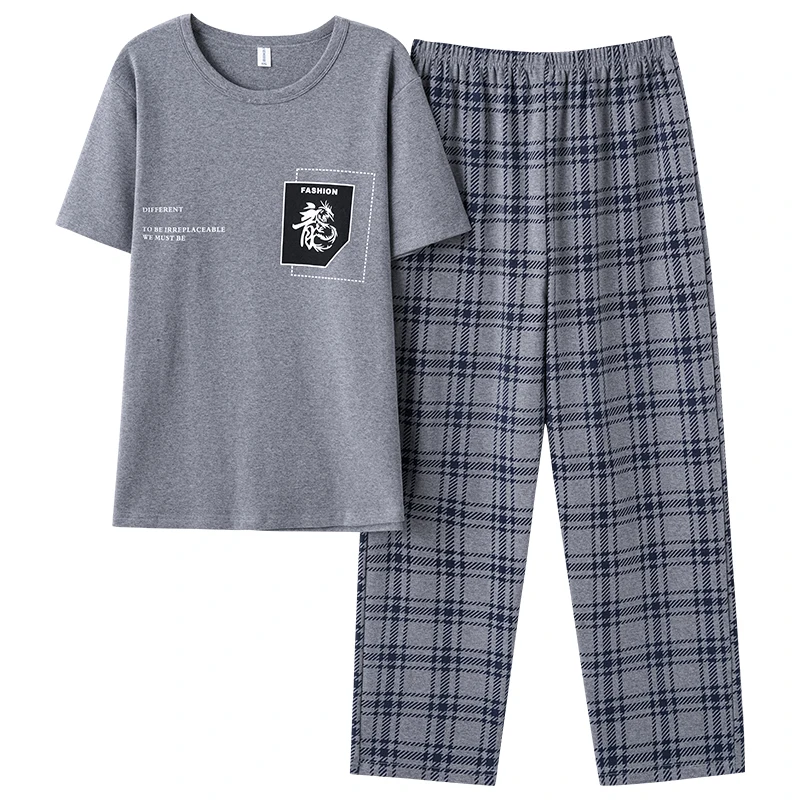 Men's Pajamas Set for Gentleman Young Man