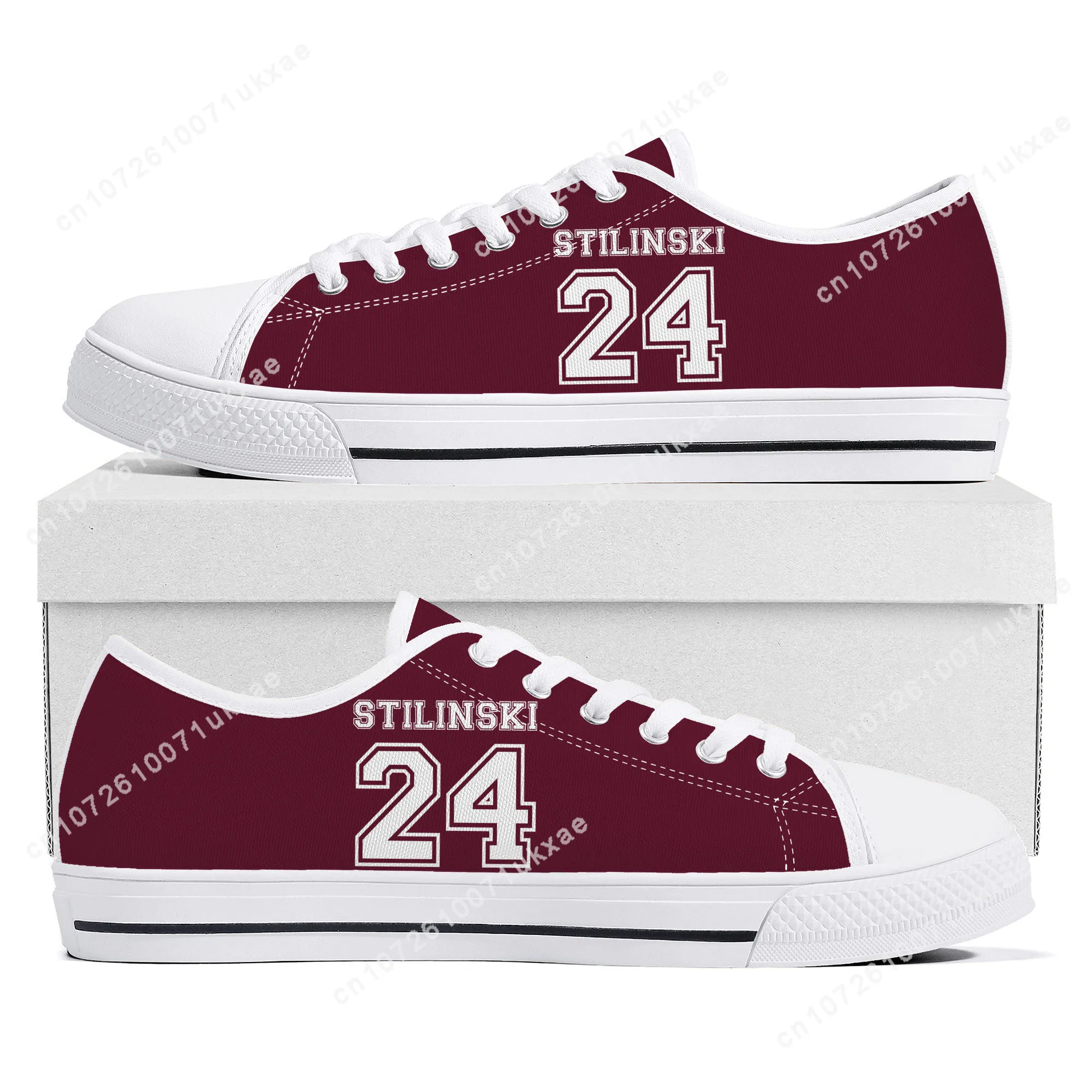 

Teen Wolf Stiles Stilinski Low Top Sneakers Mens Womens Teenager Canvas High Quality Sneaker Casual Custom Made Shoes DIY Shoe