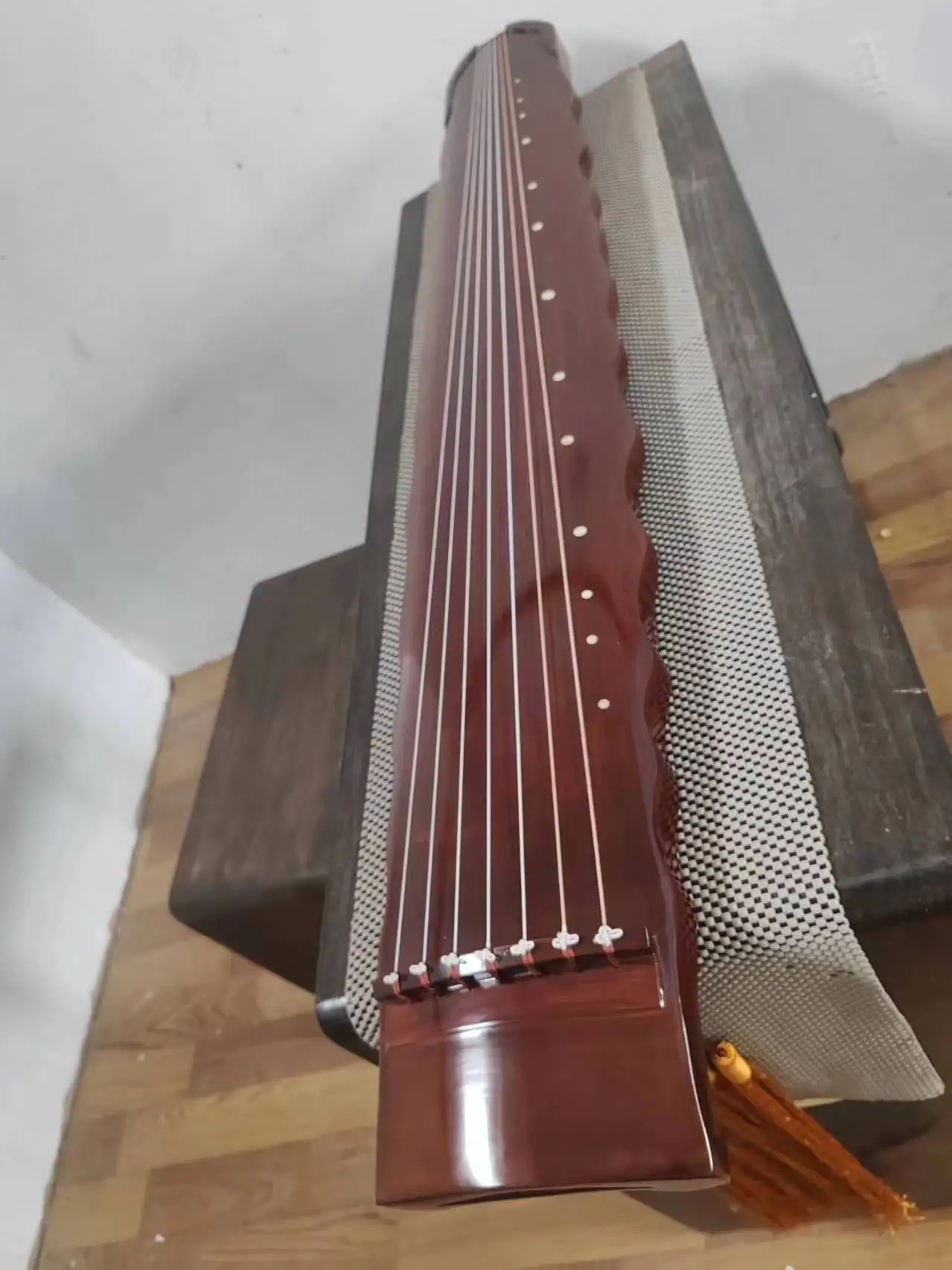 Guqin Sunset style reddish brown Chinese stringed instruments