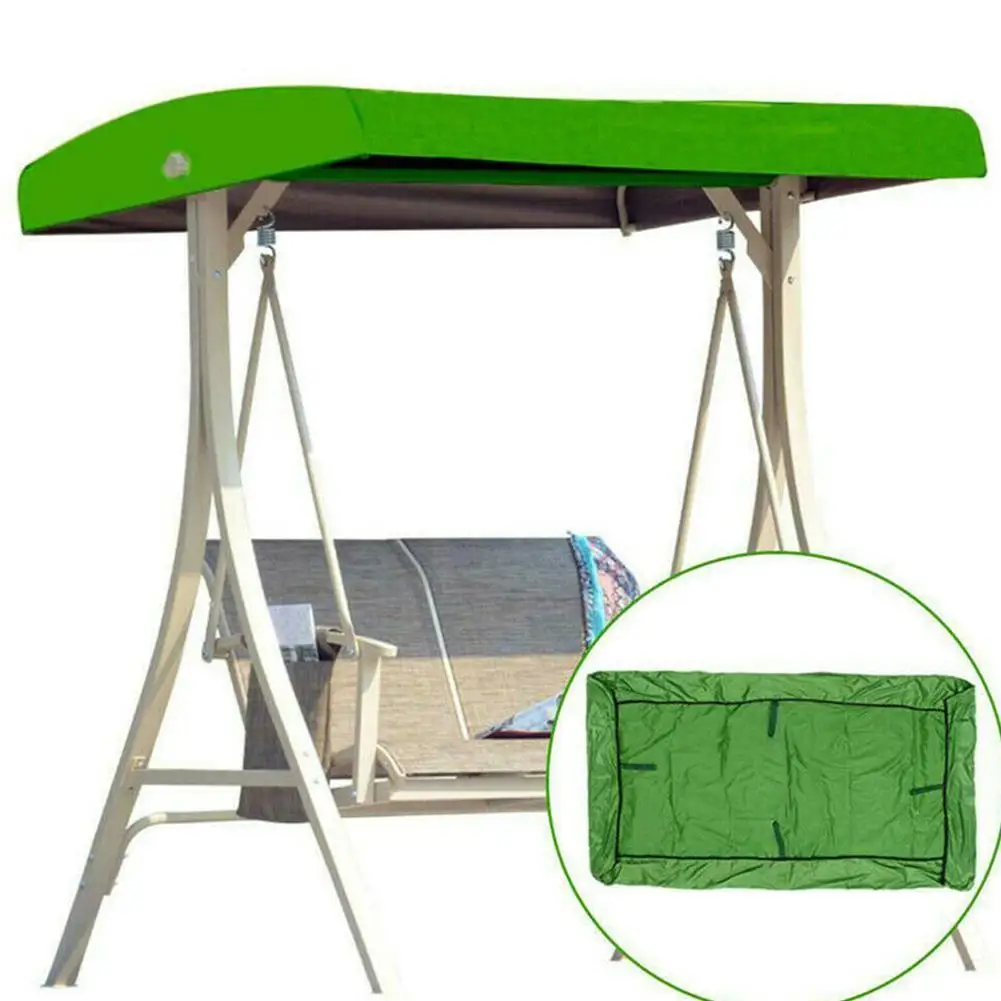 Swing Cushion Cover Swing Chair Cover Playground Swing Chair Top Cover Waterproof Sunshade Canopy Waterproof For Garden Patio 190x120x18cm swing cushion cover