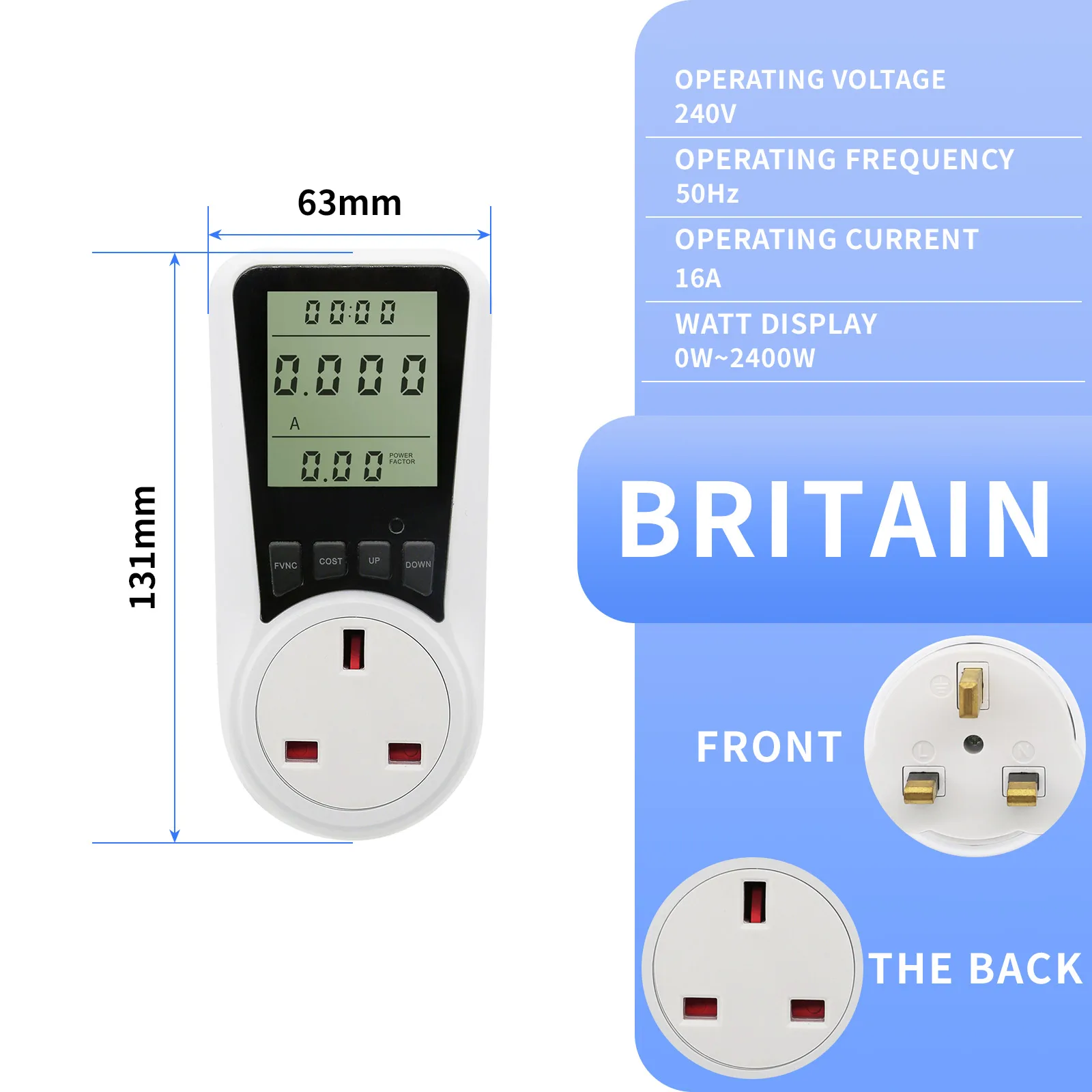 Smart Plug-In Power Meter for Efficient Energy Monitoring