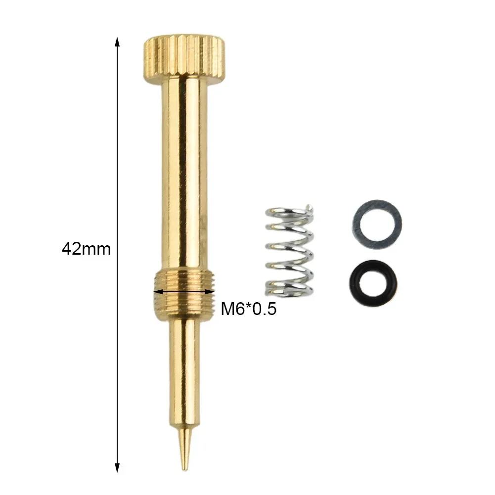 

High Quality 1 Set Screw Air Mixing Easier To Adjust Air Mixing Screw For Mikuni VM Series For YBR 125 2005 For YBR 125 2009