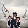 Funny Inflatable Pirate Swords, Halloween Birthday Toy Sword, Inflated Simulation Knife for Swimming Pool, Cosplay Stage Prop 3
