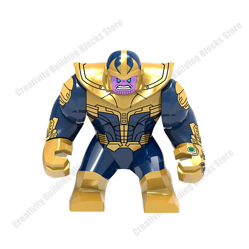 Hot-selling superhero series classic movie big guy boy girl 3D model DIY building block toy model children toy gift