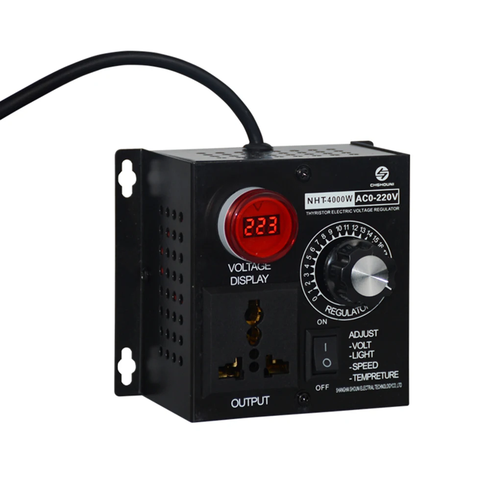 Velocidade Temperatura, Monofase Variável, Controlador de Tensão, AC 110V, 220V, 5000W