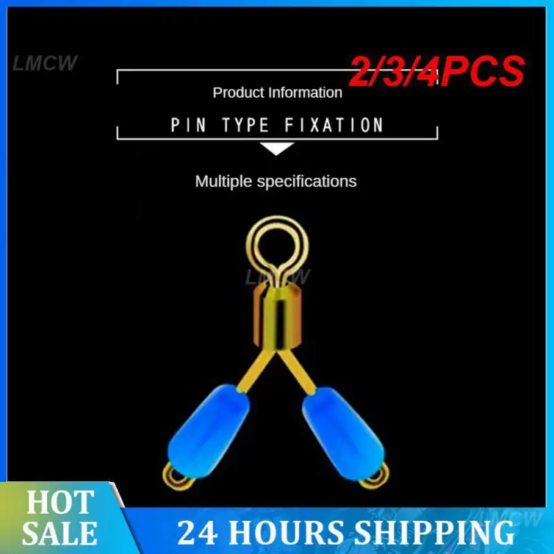 

2/3/4PCS Fishing Tackle Connector High-quality Copper Clamp Fishing Gear Accessories Fork Wire Clamp Three-fork Wire Clamp