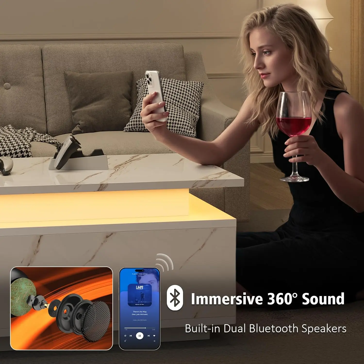 LED Smart Coffee Table 4