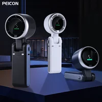 Portable Mini Fan 3600mAh Rechargeable Battery USB Fan Foldable Handheld Fan Turbo Bladeless Small Pocket Fan 5 Gear for Outdoor 1