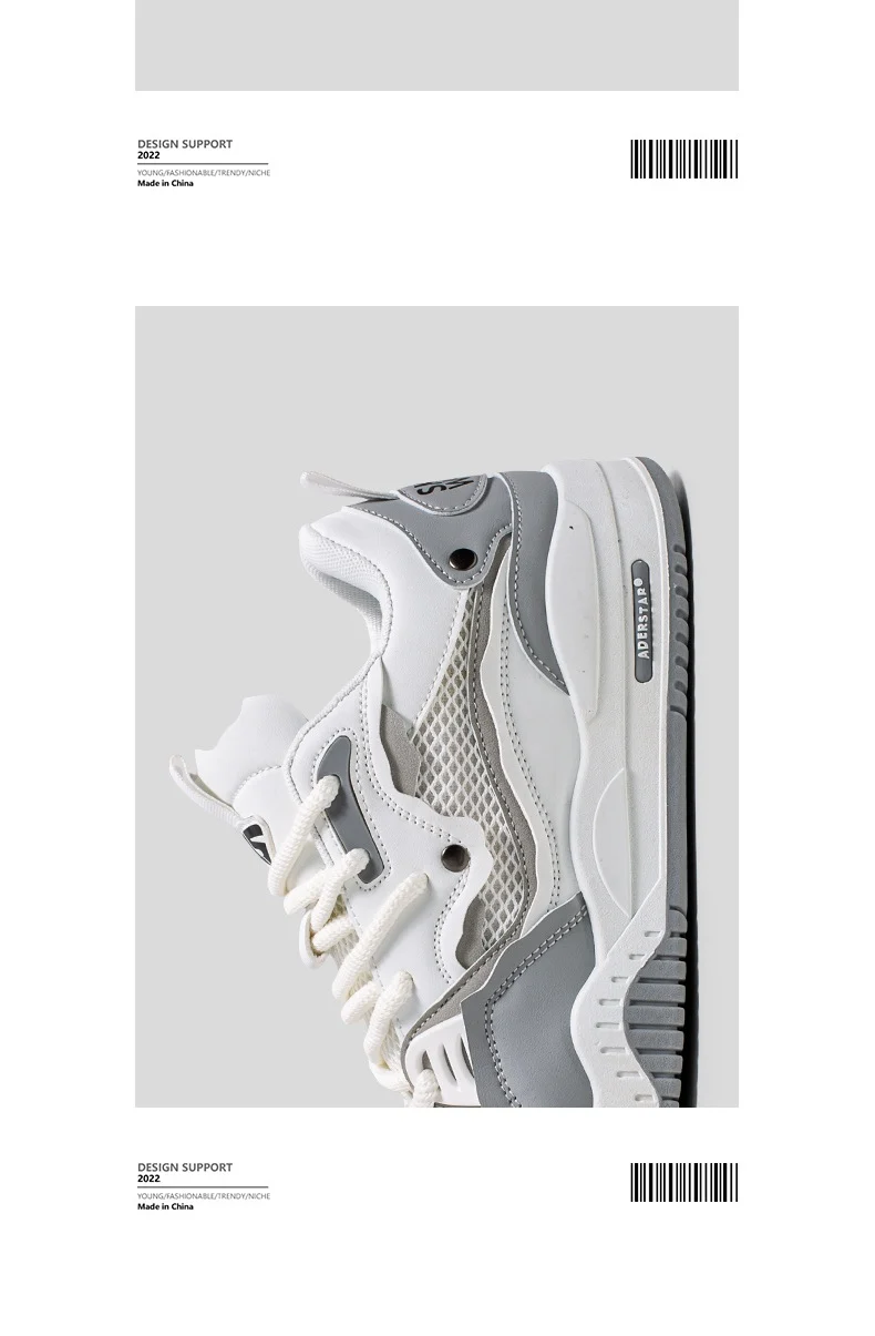 Low-top platform skate shoes – lace-up