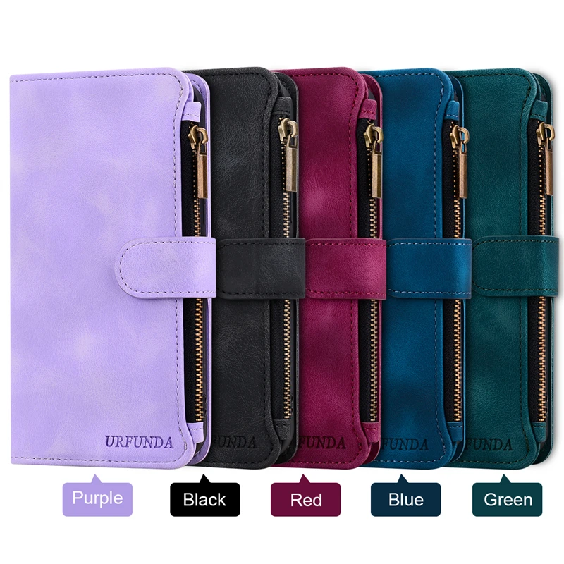 Leather Flip Wallet Phone Case