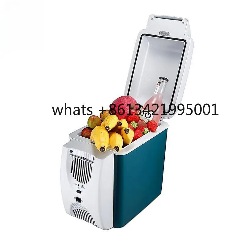 Hot Sale 7.5L Car Mini Refrigerator Car And Home Silent Cold And Hot Dual Use Small Refrigerator