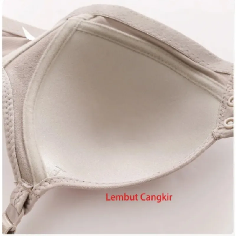 Push Up Bra - Large Size Front Buckle Wire Free Adjustable Strap Bra | Breathable Comfortable Women's Underwear