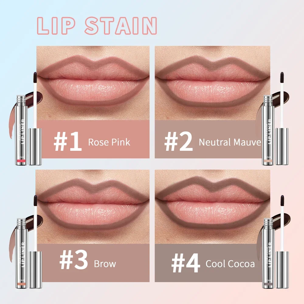 Waterproof Long Lastin Peel Off Lip Liner Matte Lip Ink Tattoo g Velvet Lip Tint Sexy Red Waterproof Long Lasting 5