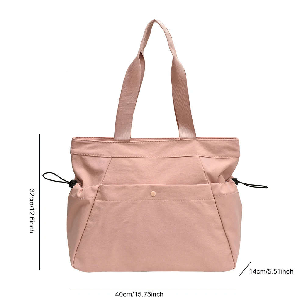 Tote Bag for Women Shoulder Bag Summer Beach Gym Bags Side-Cinch Nurse Bags Causal Handbag Purse for Travel Work Shopping Bag