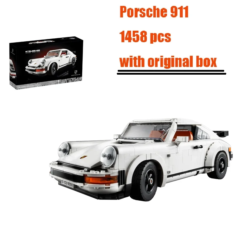 

1458PCS Technical Porscheed Building Blocks Retro Racing Car High-Tech 10295 Vehicle Model Assemble Bricks Toy For Adul Kid Gift