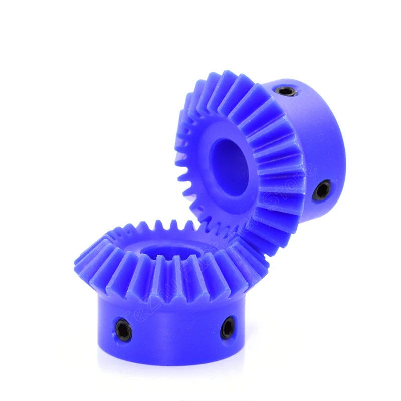 1pc 1:1 Nylon Bevel Gear 1M 15 20 25 30 Teeth Inner Hole 4/5/6/8/10/12mm 1 Modulus Gear 90 Degrees Meshing Angle Plastic Gears