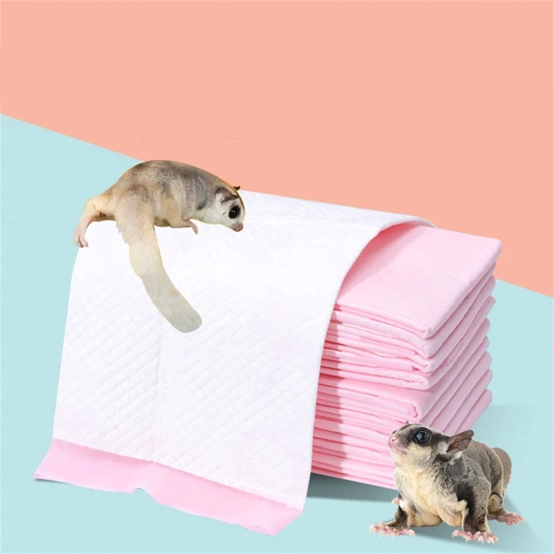 10Pcs Sugar Glider Pee Pad Coperta Assorbente Usa E Getta Per Addestramento Dei Pannolini