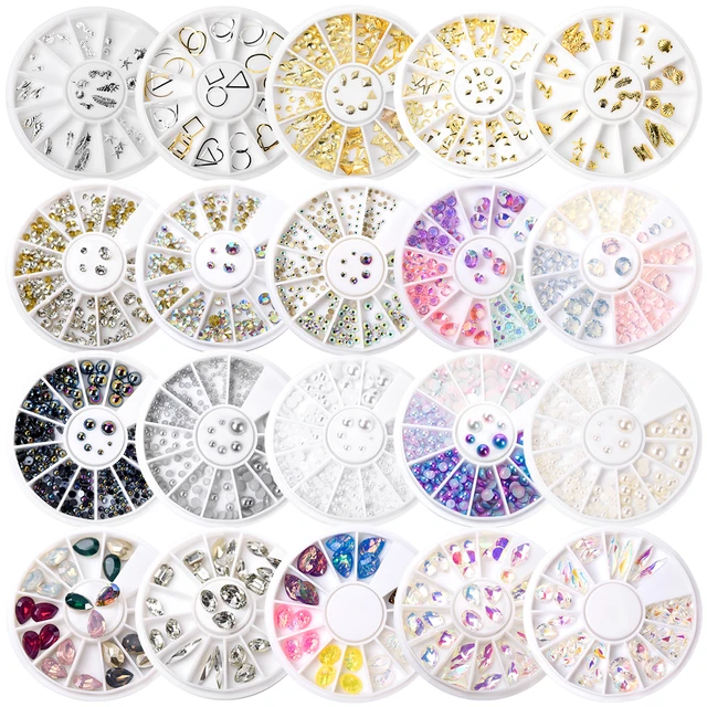 Nail Rhinestone Small Irregular Crystal Gems Beads Mixed Color Stone  Manicuring 3d Nail Art Decoration In Wheel Nail Accessories - Rhinestones &  Decorations - AliExpress