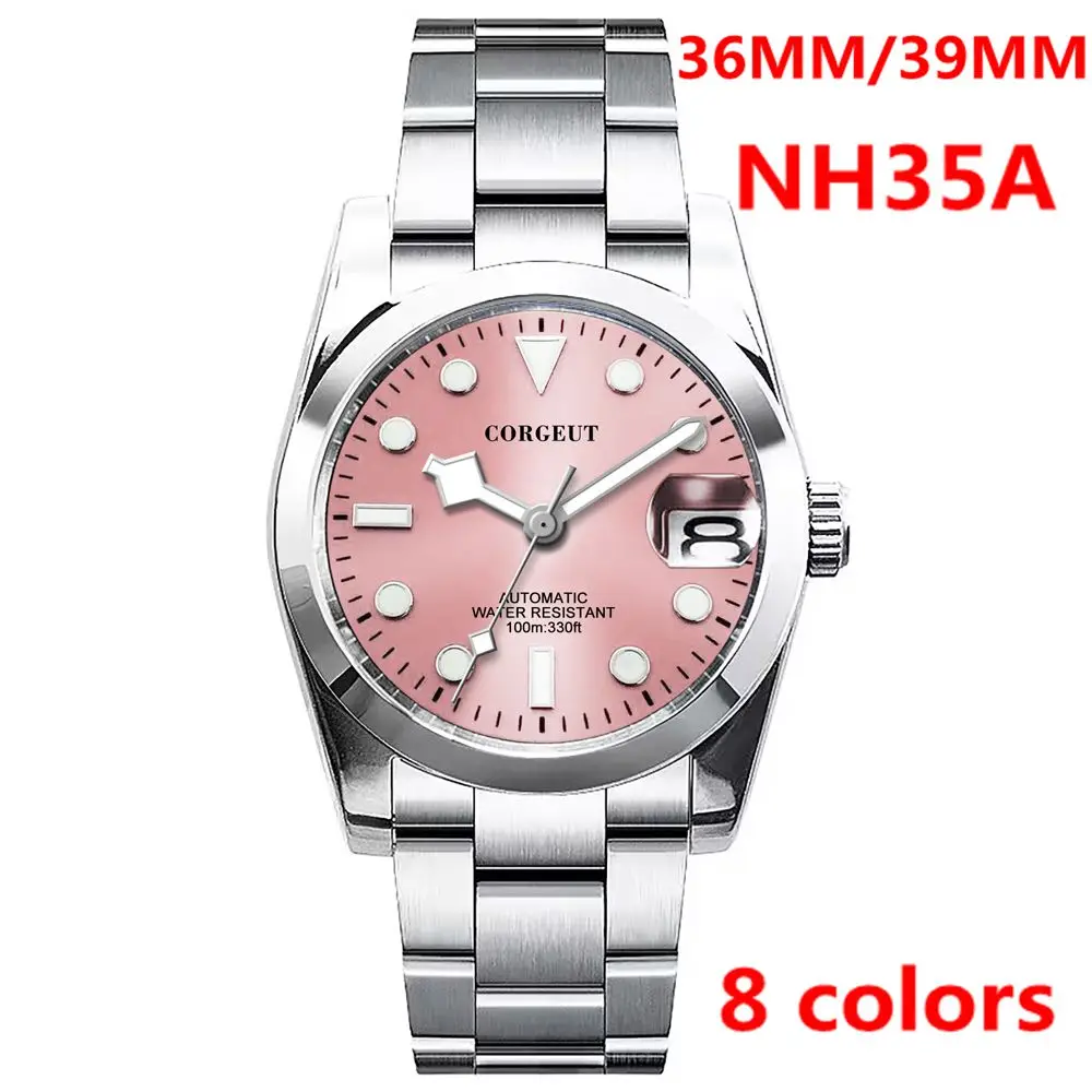 Mechanical Watch 36/39mm Mechanical Wristwatches Luxury Corgeut Watch 10BARS Sapphire NH35 Automatic