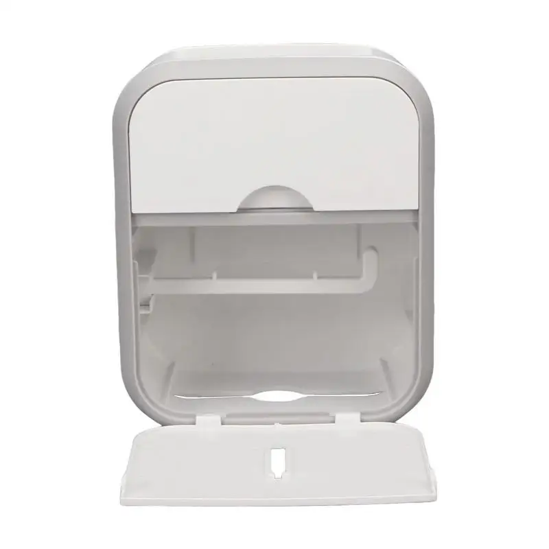 

Paper Towel Holder Multifunctional Adhesive Paper Towel Organizer Box Kitchen Bathroom Tissue Dispenser Dustproof Paper Towel