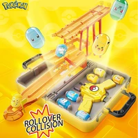 Pokemon Party Games Juegos De Fiest Figure Genuine Pikachu Tumble Track Gift Launch Game Deformation Kids Toys For Children Gift 1