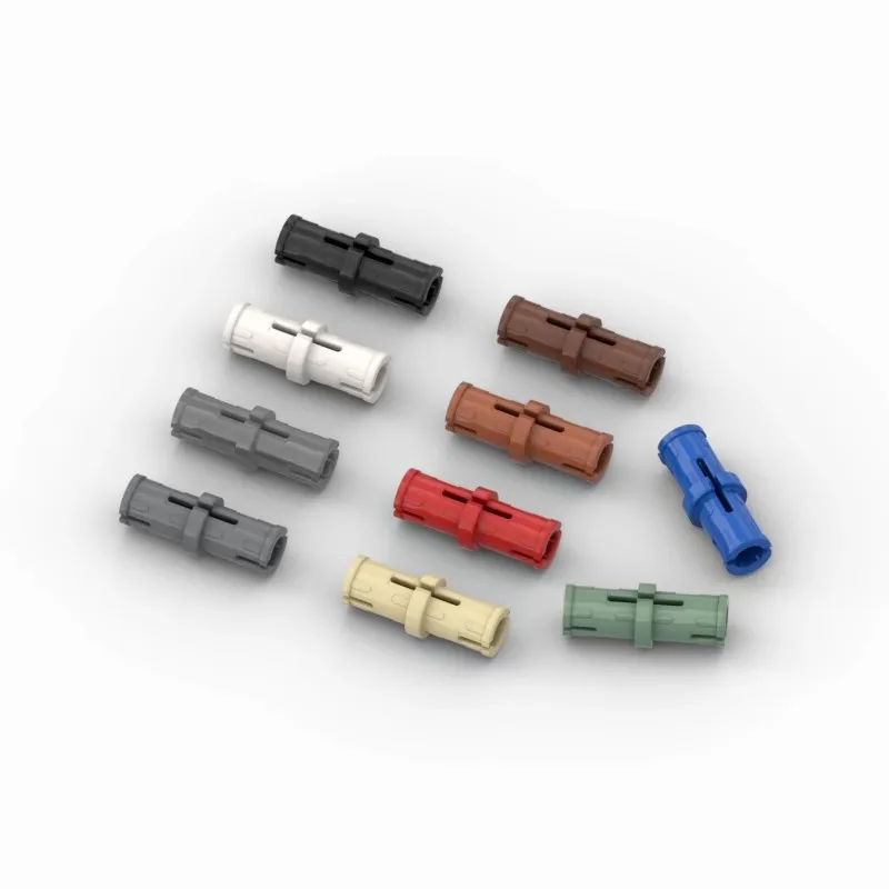 50 Stück MOC Ziegelteil baut Partikel zusammen 2780 61332 1x2 High-Tech-Pin mit Reibungsrippen DIY Bildung Spielzeug Bausteine Kind