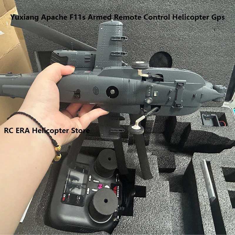 1:32 Apache RC Helicopter – Remote-Controlled Military Aircraft with Intelligent Flight Features | Entry-Level Multifunctional RC Helicopter for Beginners 2