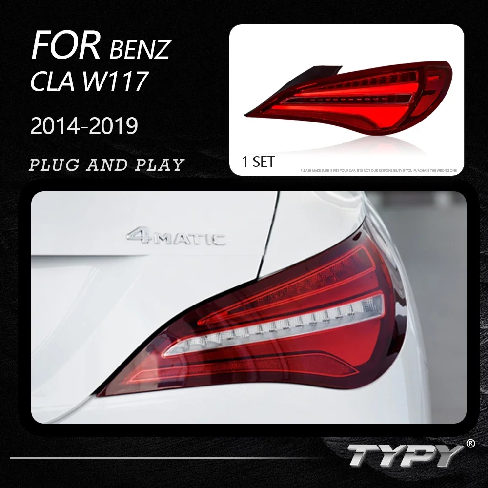 

Car Tail Lights For Benz GLA W117 2014-2019 LED Car Tail Lamps Daytime Running Lights Dynamic Turn Signals Car Accessories
