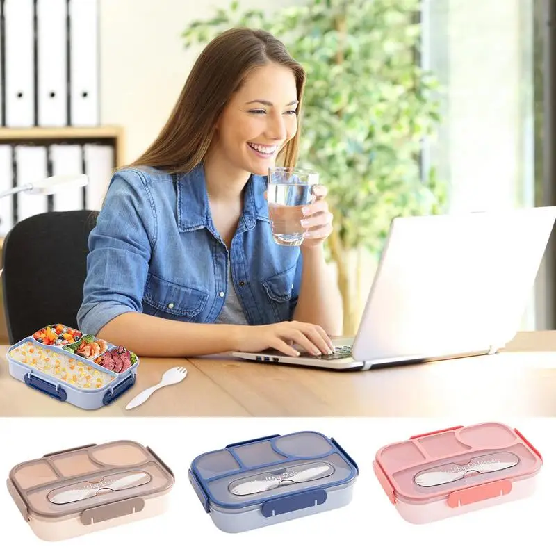 

Lunch Containers Durable Leakproof Eco Friendly 1.1L Lunch Containers For Adults Sandwiches Food Storage Container Freezer Safe