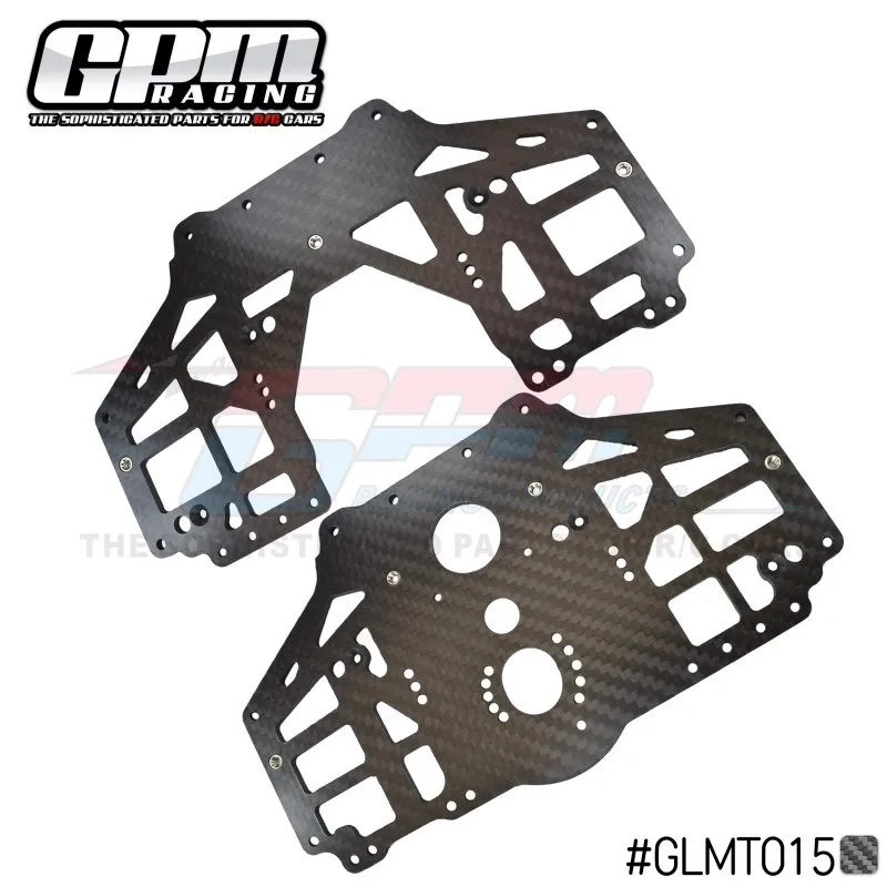 

GPM обновление LOSI 1/8 LMT сплошная ось 4WD коробка из углеродного волокна mid wave левая и правая внешние защитные панели