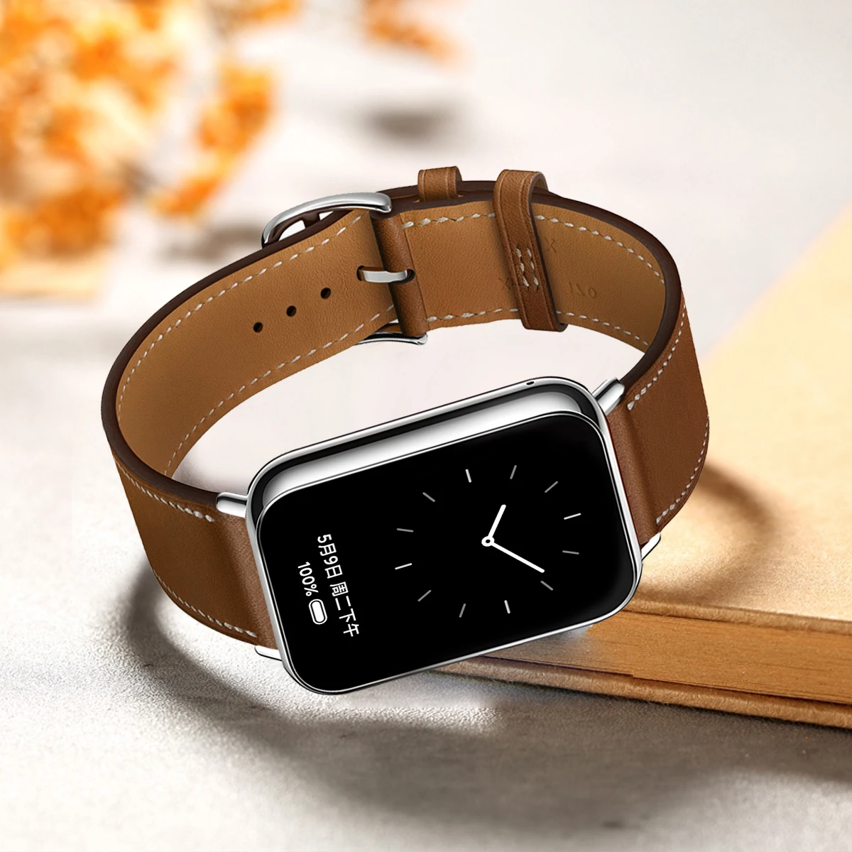 Premium Leather Smart Watch Replacement Wristband Bracelet