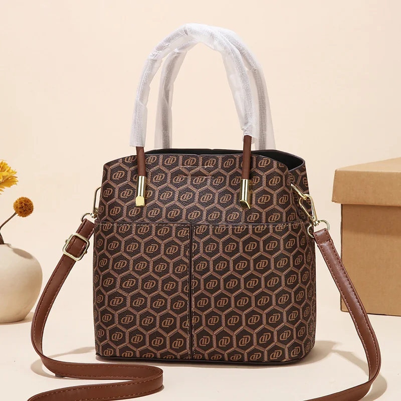 Niche Texture Retro Small Bucket Bag New Women's Crossbody Bag High-end Fashion Small Shoulder Bag High-quality Luxury Handbags 6