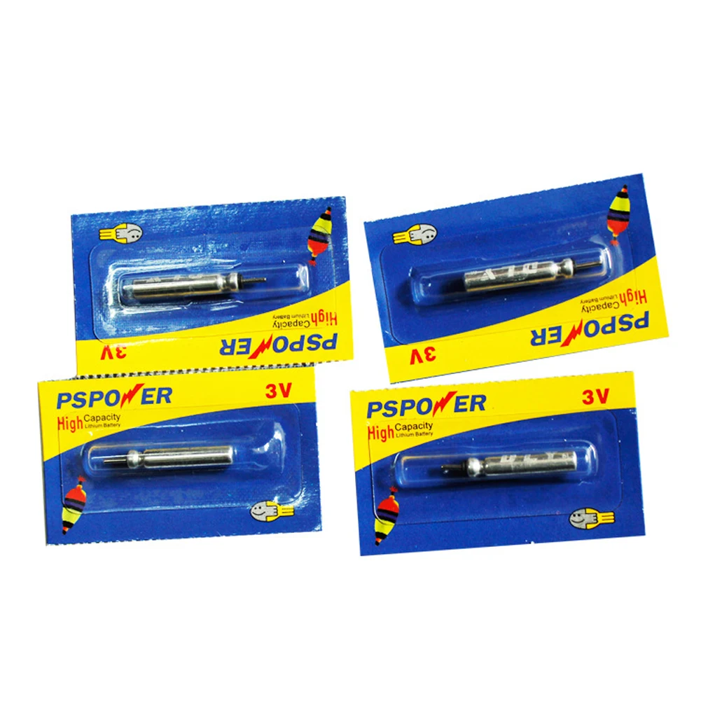 1-20PCS CR425 Battery Fishing Electric Floats Night Light Lithium Pin Cells Bobber Pesca Tackle Electric Fishing Floats Battery