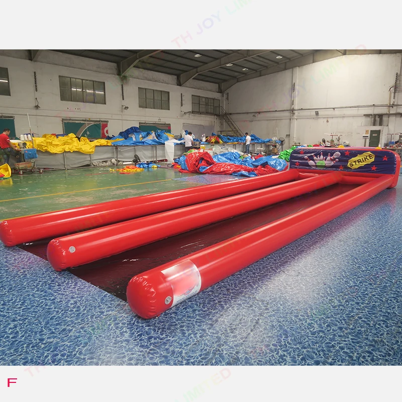 Fast Air Shipping Inflatable Bowling Lanes Sport Games,Inflatable Bowling Pins,Double Lanes Inflatable Human Game