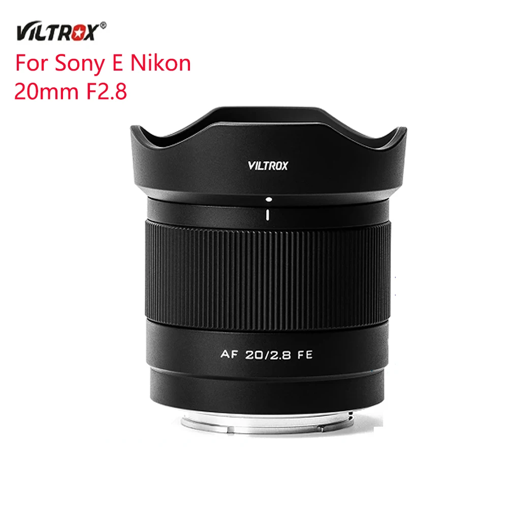 Viltrox 20Mm F2.8 Z Auto Focus Full Frame Obiettivo Ultra Grandangolare Per Fotocamere Nikon Z Mount Sony E