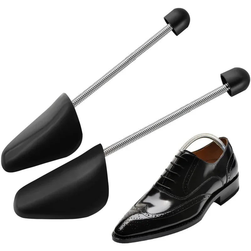1 쌍 실용적인 플라스틱 조절 가능한 길이 내구성 블랙 여성 남성 2 웨이 신발..