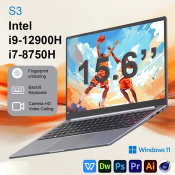 NEW S3 Computer 15.6 Inch Intel Core i9-12900H/i7-8750H nlock 60Hz 1