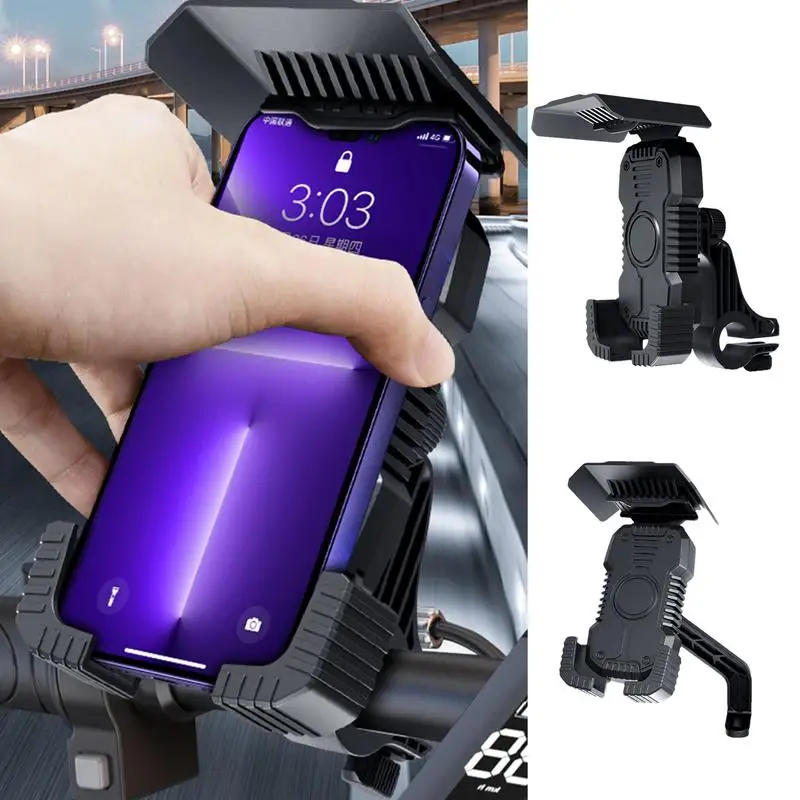 

Мотоциклетный держатель для телефона, амортизатор, кронштейн для телефона на велосипед, Вибрационный демпфер, самоблокировка, противоударный держатель для руля велосипеда