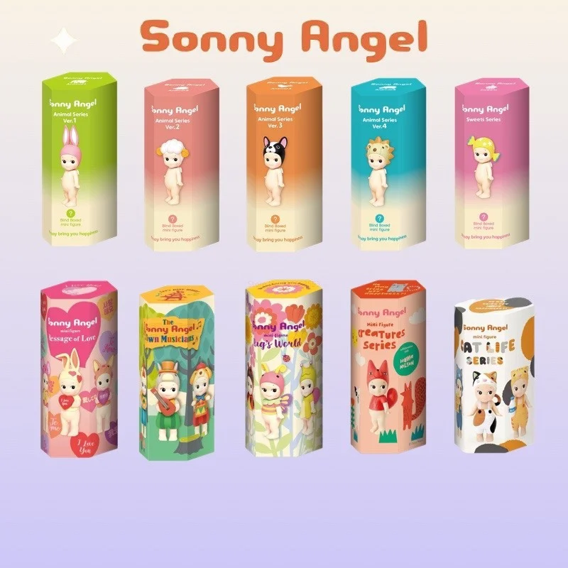 

Sonny Angel Random Mystery Blind Box Opened Lucky Bag Collection Hobby Christmas Halloween Navidad Festival Gifts Doll Gadget