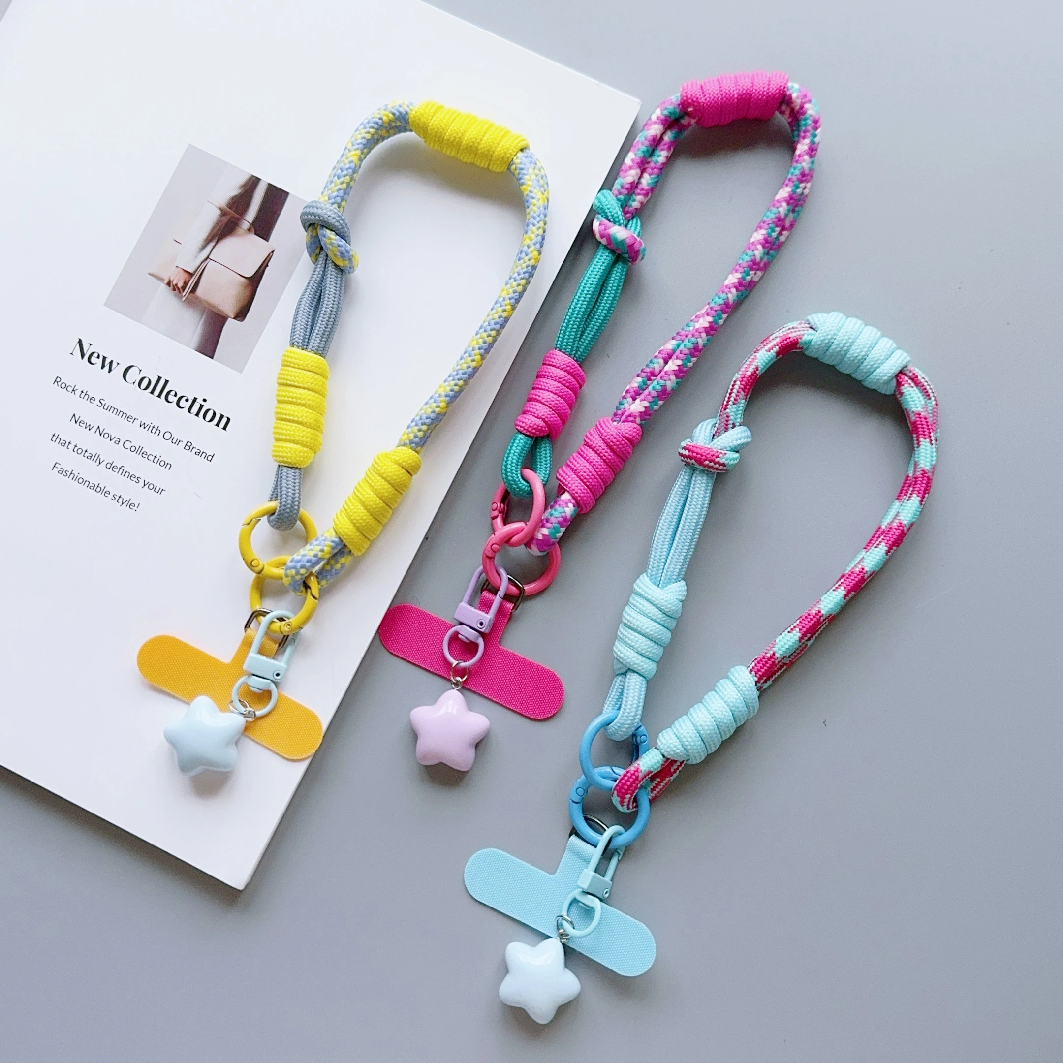 1Pc Wrist, Thumb, Mobile Phone Hanging Rope Dual Purpose Adjustable ...